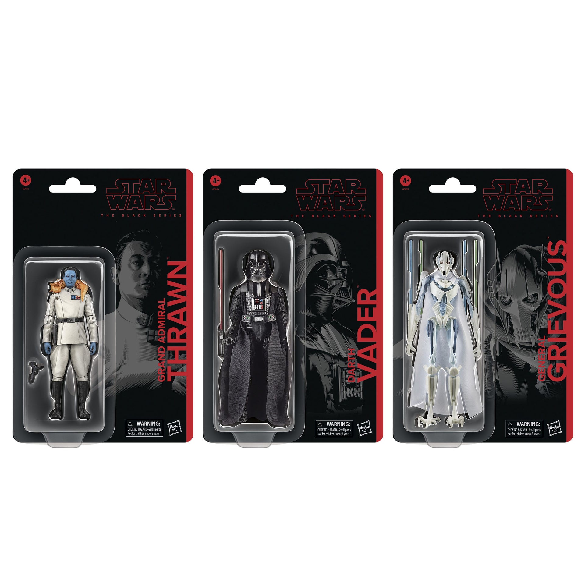 Star Wars Black Series Actionfiguren 3er-Pack Masters of Evil 15 cm