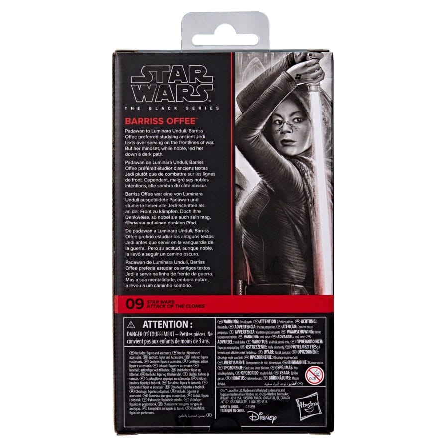 Star Wars Episode II Black Series Actionfigur Barriss Offee 15 cm