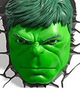 Marvel 3D LED Light Hulk Face 3D
