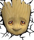 Marvel 3D LED Light Baby Groot Face 3D