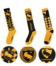 Harry Potter Knee Socks 3 Pack Hufflepuff