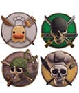 One Piece Coasters 4-Pack Characters #2