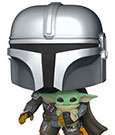 Star Wars The Mandalorian POP! TV Vinyl Figure Mando Flying w/ Jet Pack 9 cm