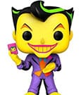 DC Comics POP! Heroes Vinyl Figur Joker (Black Light) 9 cm