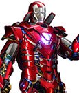 Iron Man 3 Movie Masterpiece Actionfigur 1/6 Silver Centurion (Armor Suit Up Version) 32 cm