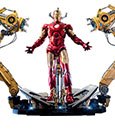 Iron Man 2 Actionfigur 1/4 Iron Man Mark IV mit Suit-Up Gantry 49 cm