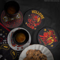 Stranger Things Coaster Pack of 4 Hellfire Club