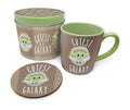 Star Wars The Mandalorian Tasse mit Untersetzer Cutest in the Galaxy
