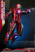 Iron Man 3 Movie Masterpiece Actionfigur 1/6 Silver Centurion (Armor Suit Up Version) 32 cm