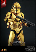 Star Wars Actionfigur 1/6 Clone Trooper (Gold Chrome Version) Exclusive 30 cm