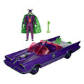 DC Retro Action Figure and Vehicle Batman 66 Batmobile with Joker (Gold Label)