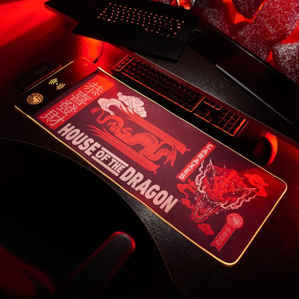 House of the Dragon Mousepad mit Ladefunktion
