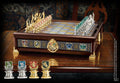 Harry Potter - The Houses of Hogwarts Quidditch Chess Set
