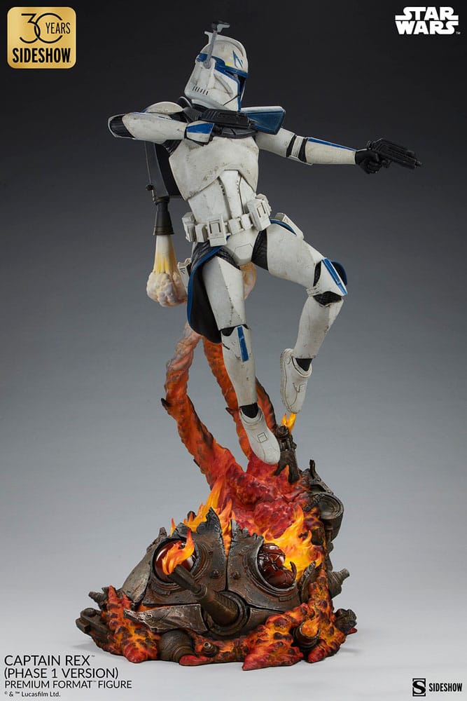 Star Wars Premium Format Figure Captain Rex (Phase 1 Version) Sideshow Exclusive 68 cm