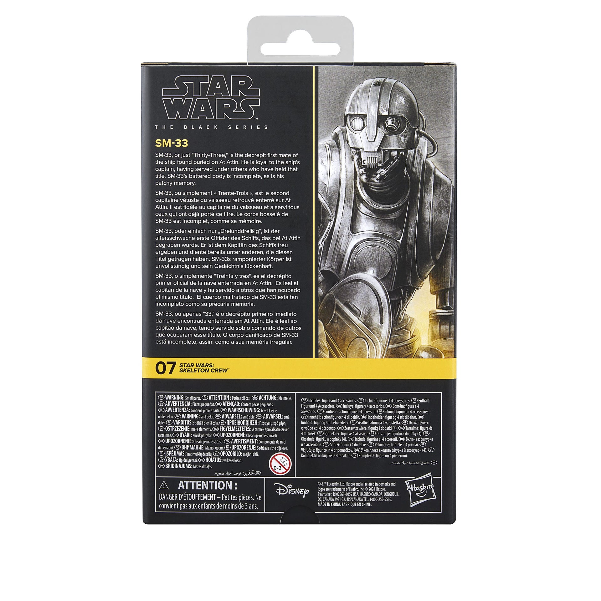 Star Wars: Skeleton Crew Black Series Actionfigur SM-33 15 cm