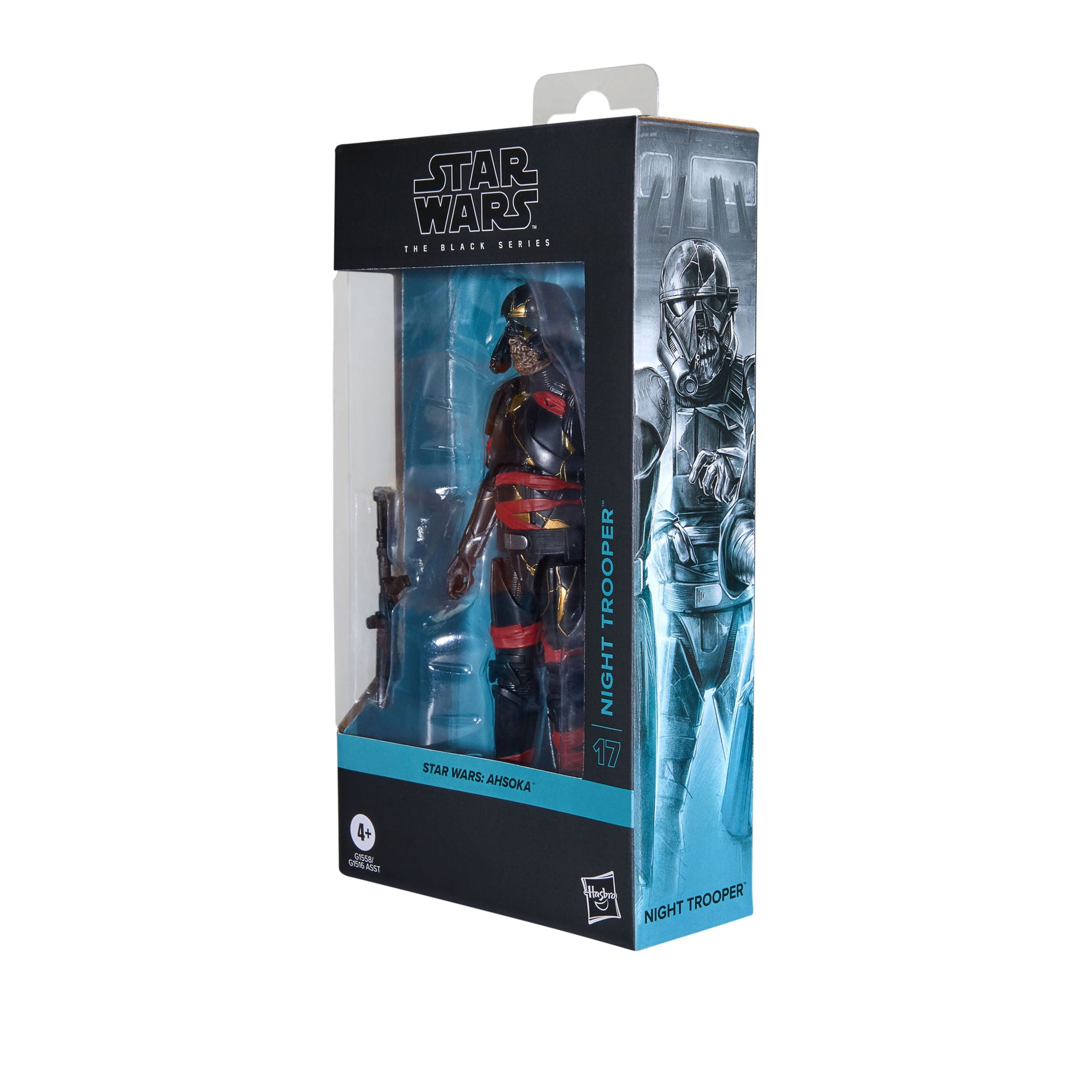 Star Wars: Ahsoka Black Series Actionfigur Night Trooper 15 cm