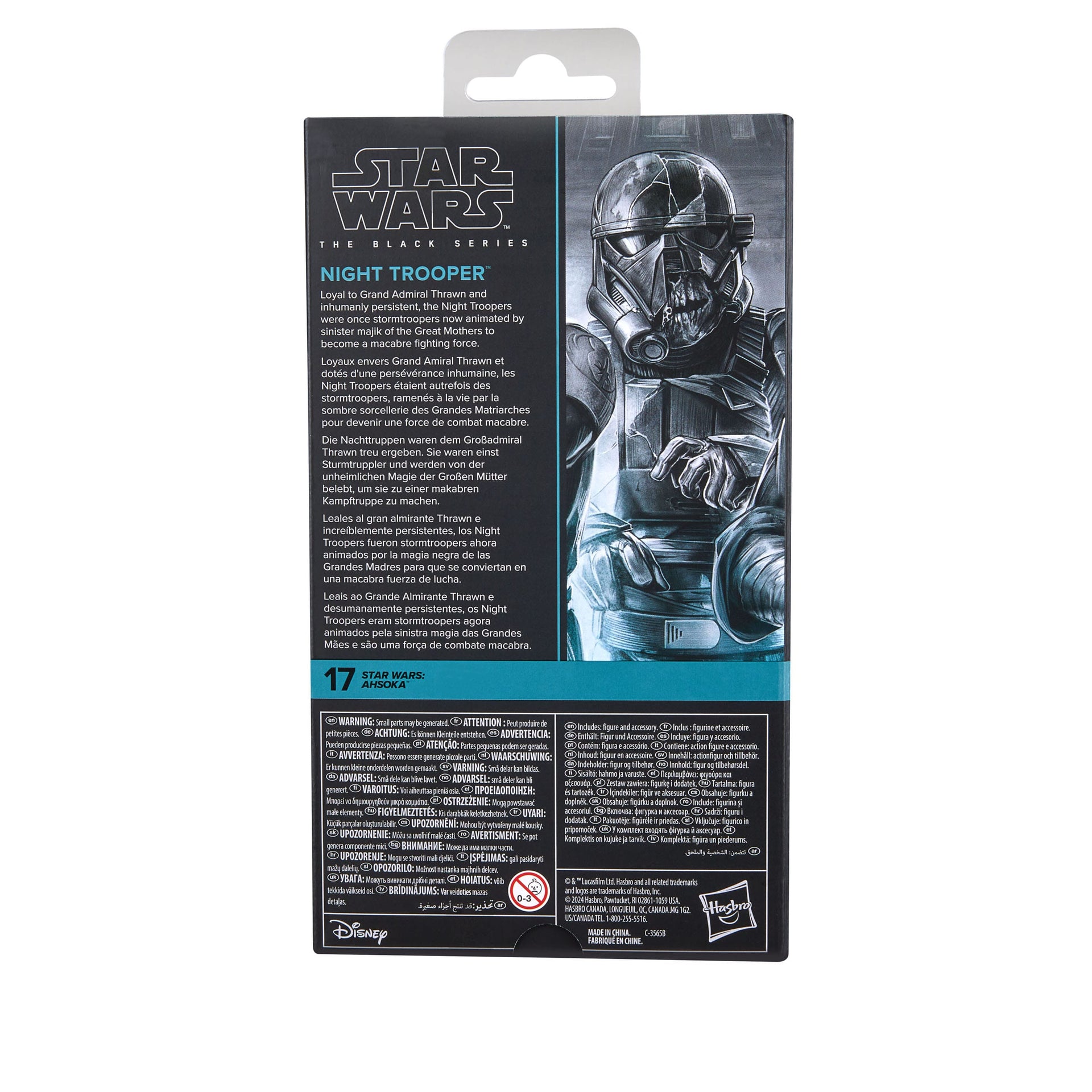 Star Wars: Ahsoka Black Series Actionfigur Night Trooper 15 cm