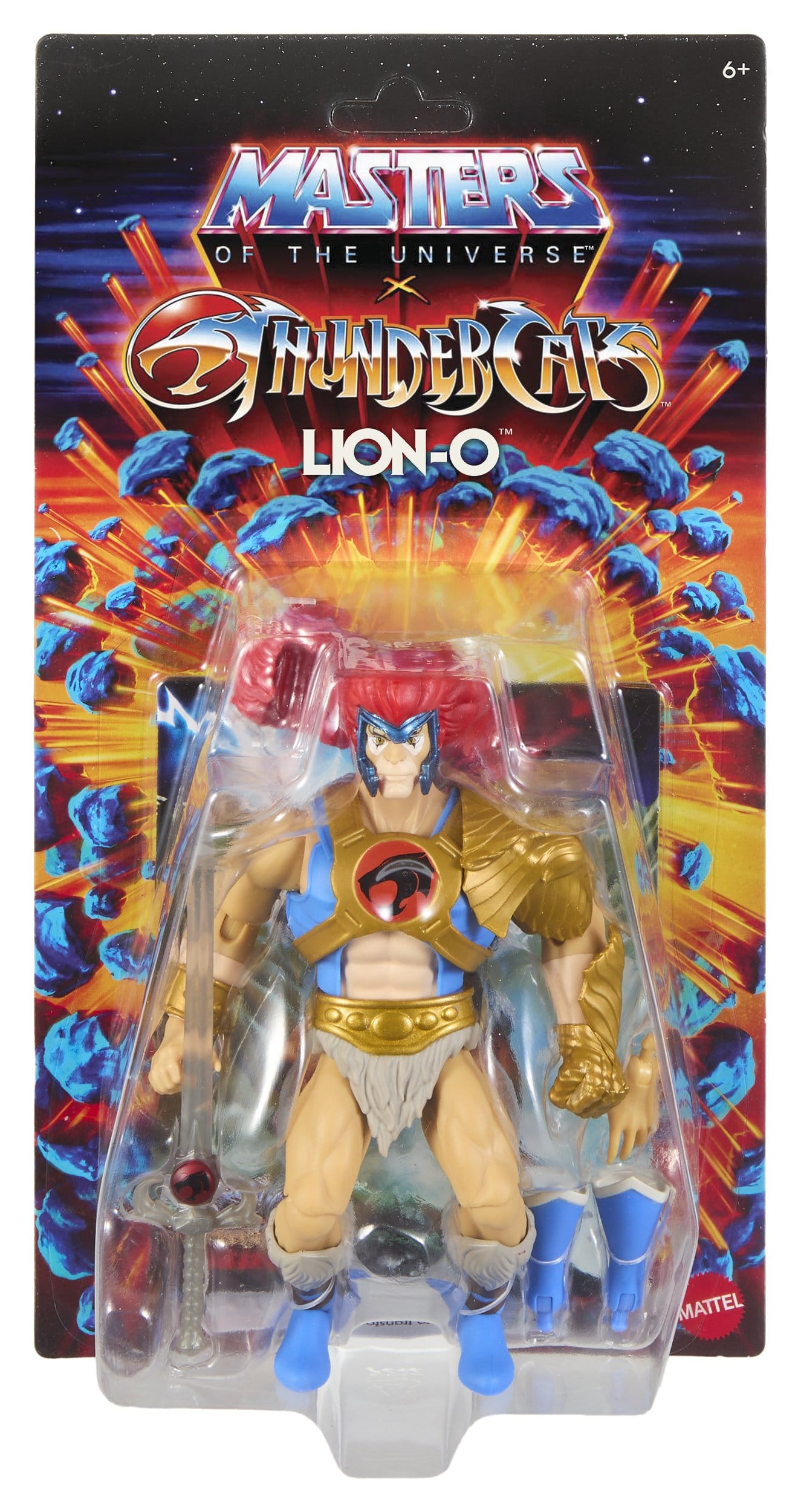 Masters of the Universe x ThunderCats Actionfigur Lion-O 14 cm
