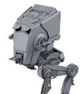 Star Wars plastic model kit 1/48 AT-ST