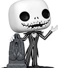 Nightmare before Christmas 30th POP! Disney Vinyl Figur Jack w/Gravestone 9 cm