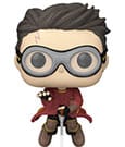 Harry Potter POP! Movies Vinyl Figur Harry w/Broom(Quidditch) 9 cm