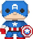 Marvel POP! 8-Bit Vinyl Figur Captain America 9 cm