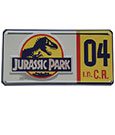 Jurassic Park Replik 1/1 Dennis Nedry Nummernschild
