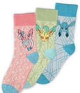 Pokémon Socken 3er-Pack Evoli Evolution 3.0 39-42