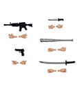 Nendoroid Doll Zubehör-Set für Nendoroid Doll Actionfiguren Weapon Set