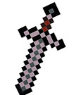 Minecraft plastic replica Nether Sword 51 cm