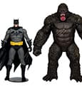 DC Justice League Monsterverse DC Multiverse Action Figures 2-Pack Batman &amp; Kong 29cm