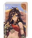 Genshin Impact acrylic ornament with glitter: Dehya 8.5 cm
