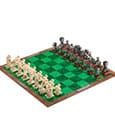 Minecraft Chess Game Overworld Heroes vs. Hostile Mobs