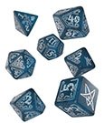 Call of Cthulhu Würfel Set Abyssal & White (7)