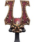 Warhammer 40,000 Replik 1/4 Khorne Berzerker Helm 20 cm