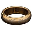 Lord of the Rings Tungsten Ring The One Ring (gold-plated) size 8