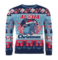 Lilo & Stitch Christmas Pullover Stitch Aloha Christmas  Größe L