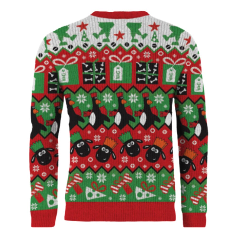Wallace & Gromit Christmas Pullover Cracking Christmas Old Chum! Größe S