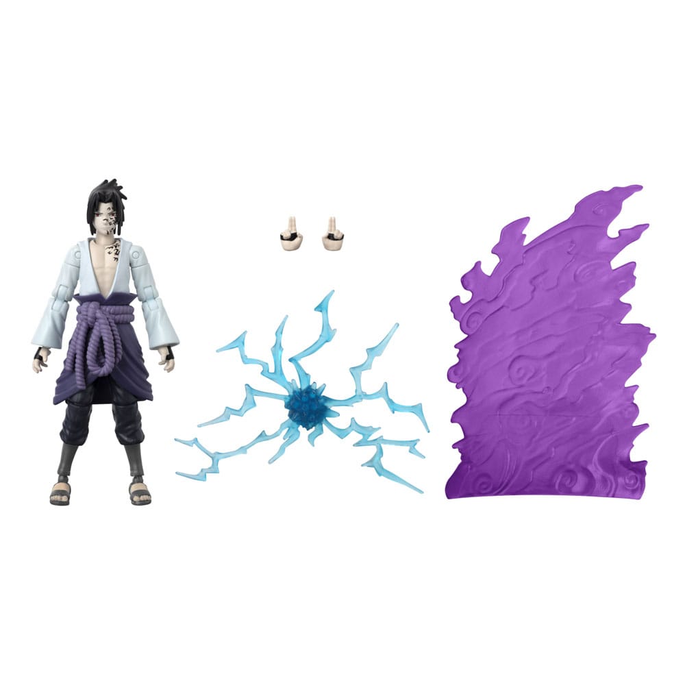 Nasruto Shippuden Anime Heroes Beyond Action Figure Sasuke Uchiha 17 cm
