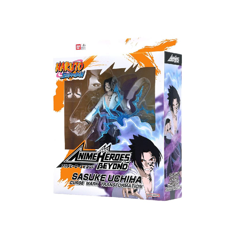 Nasruto Shippuden Anime Heroes Beyond Action Figure Sasuke Uchiha 17 cm