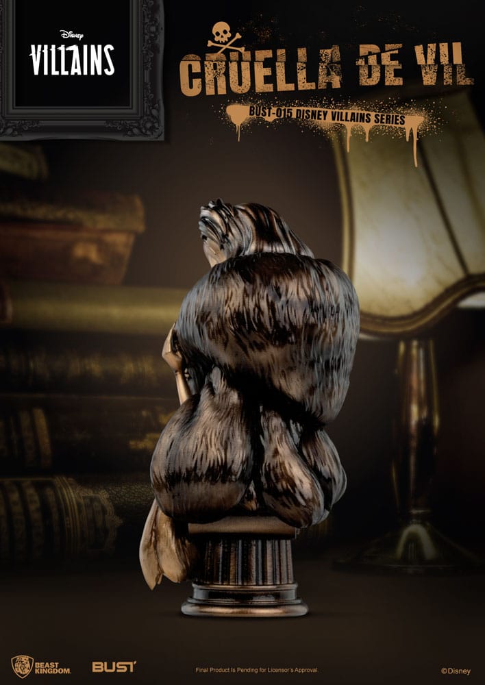 Disney Villains Series PVC Büste Cruella De Vil 16 cm
