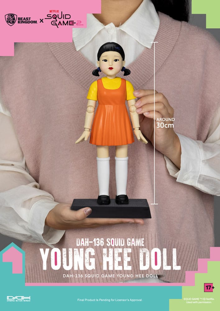 Squid Game Actionfigur mit Sound Young Hee Doll 30 cm