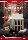 Marvel Mini Egg Attack Figuren The Infinity Saga Stark Tower series Tony Stark & Mark VII suit pod mod 12 cm