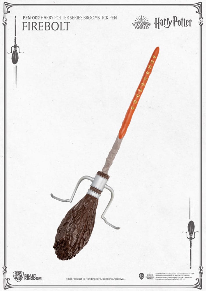 Harry Potter Kugelschreiber Firebolt Besenstiel 29 cm