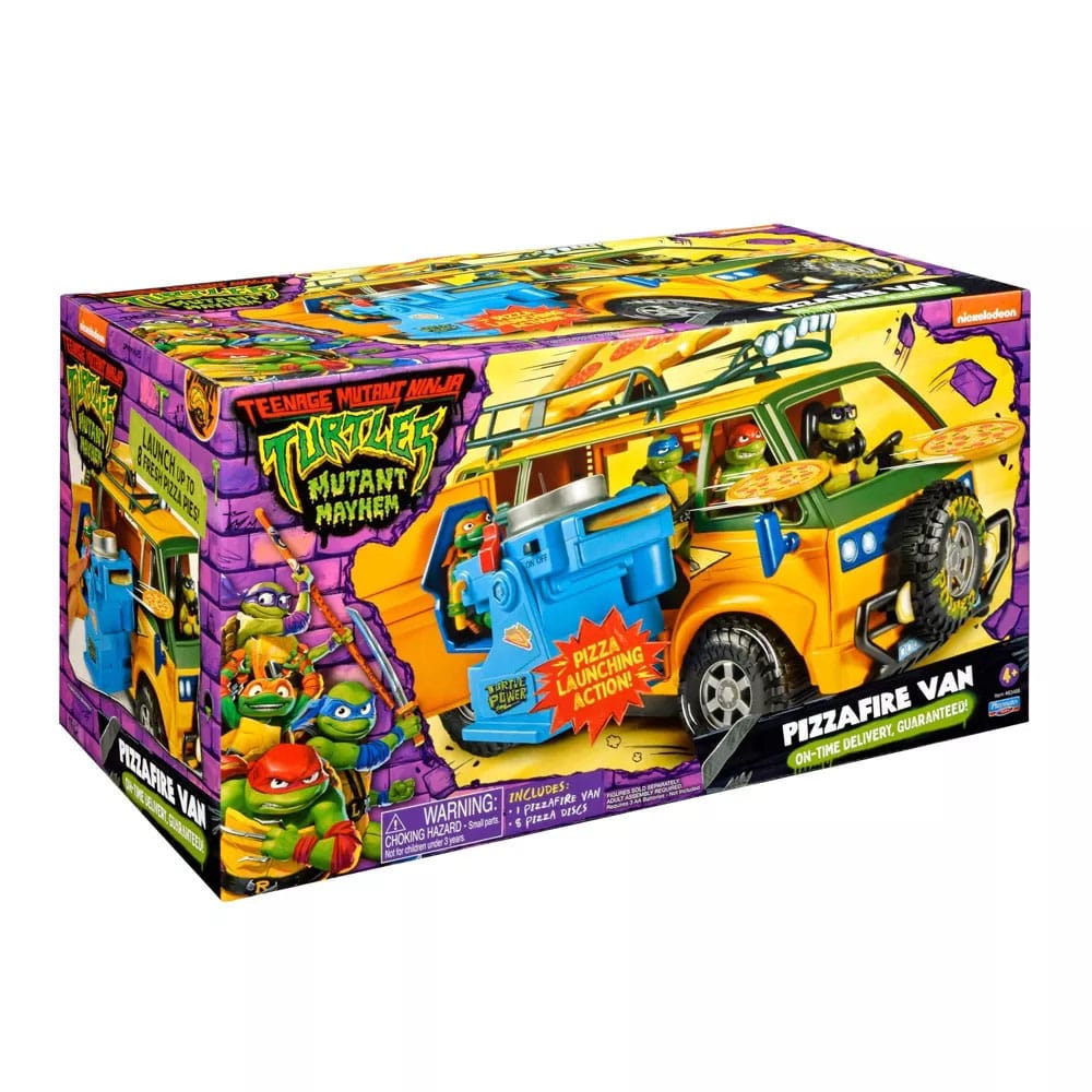 Teenage Mutant Ninja Turtles: Mutant Mayhem Fahrzeug Pizzafire Van 20 cm