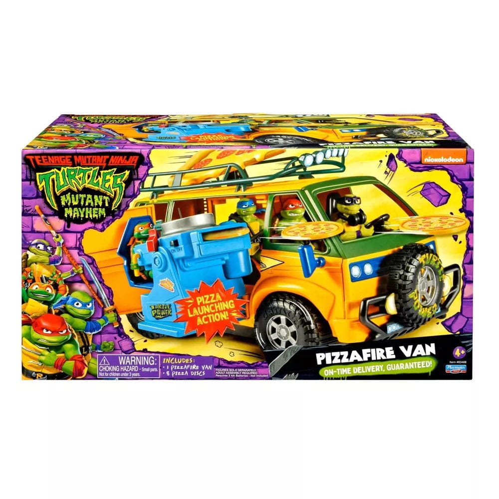 Teenage Mutant Ninja Turtles: Mutant Mayhem Fahrzeug Pizzafire Van 20 cm