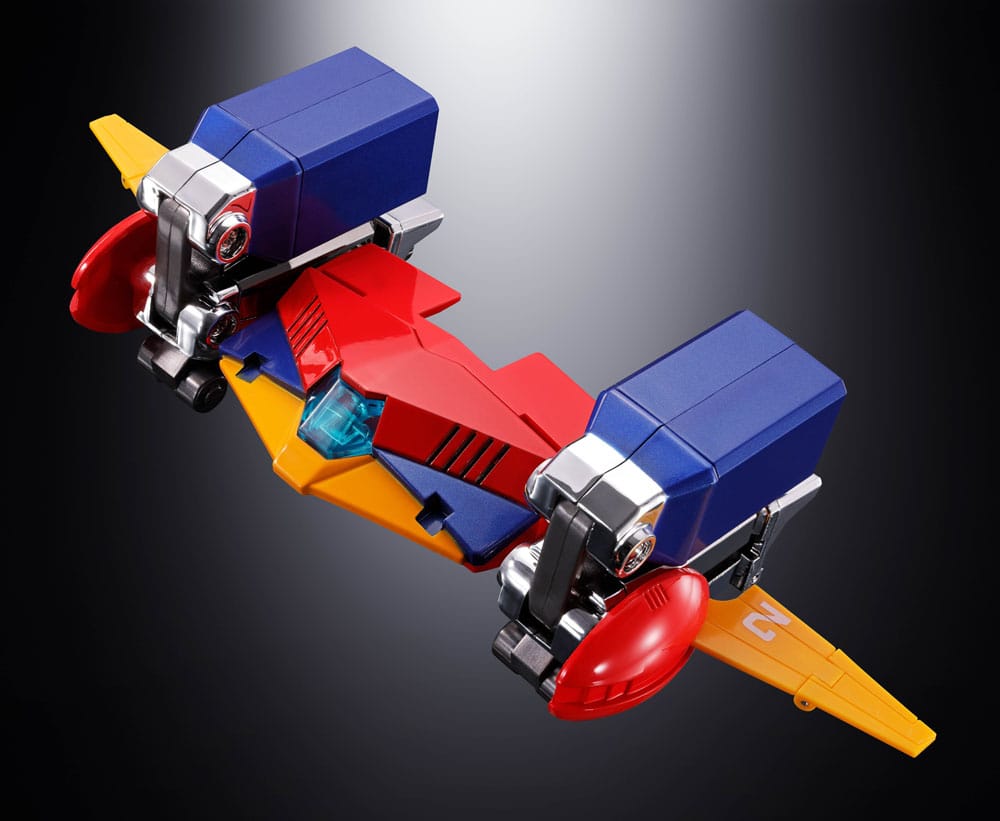 Super Electromagnetic Machine Voltes V Soul of Chogokin Diecast Actionfigur GX50-SP Com-Battler V Chogokin 50th Anniversary Ver. 25 cm
