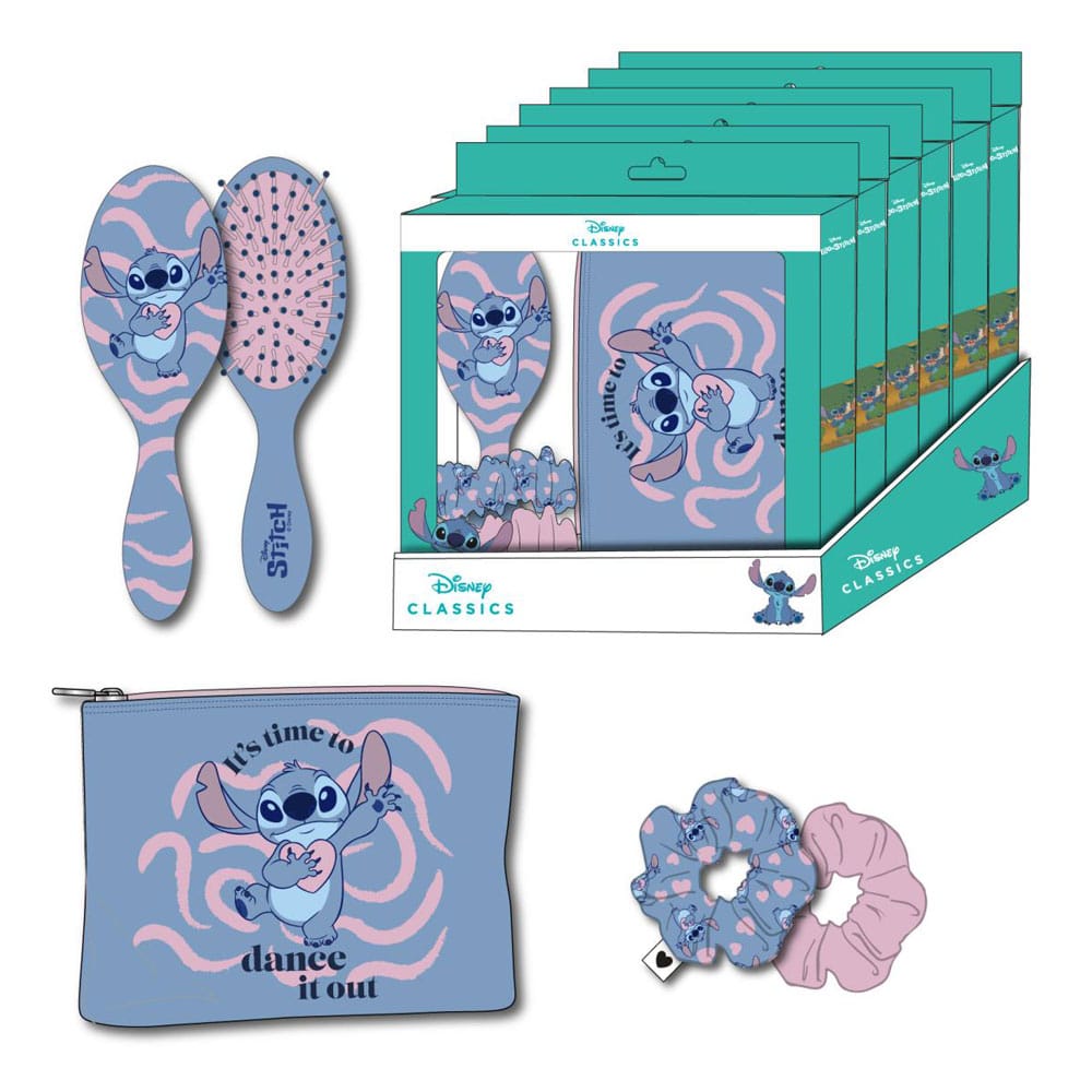 Lilo &amp; Stitch cosmetic bags 3-pack Stitch with Heart