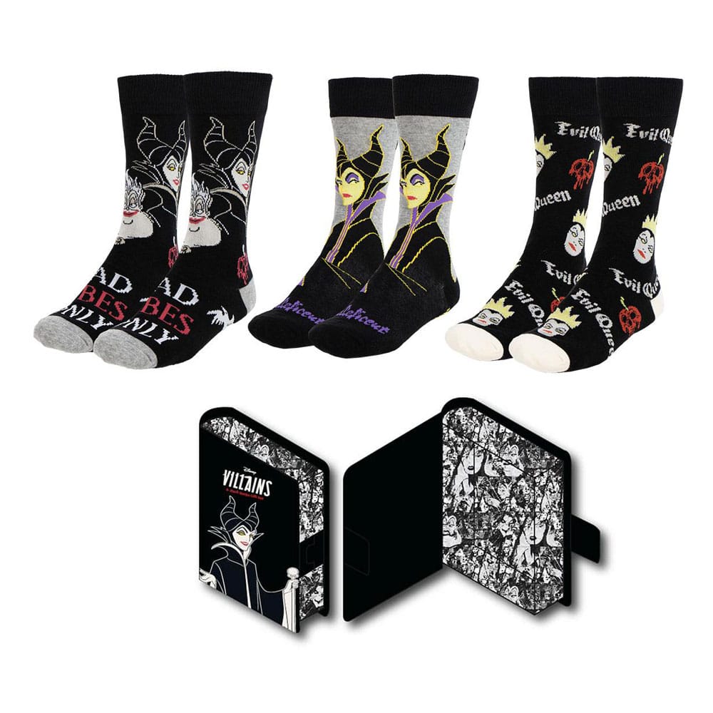 Disney Villains socks 3-pack 36-43