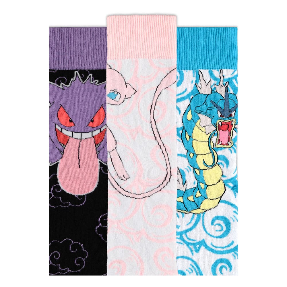 Pokémon socks 3-pack Crew 43-46